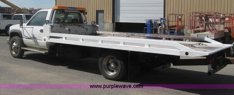 image for item H6352 1994 Chevrolet Silverado 3500HD rollback truck