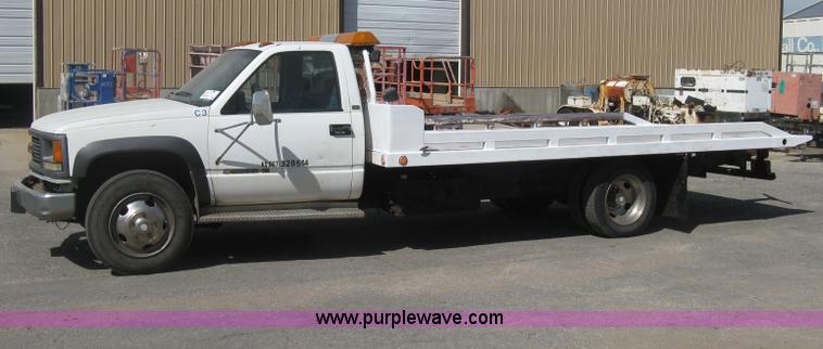 image for item H6352 1994 Chevrolet Silverado 3500HD rollback truck