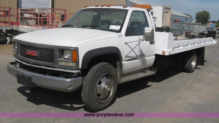 image for item H6352 1994 Chevrolet Silverado 3500HD rollback truck