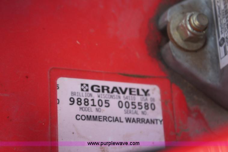 image for item H6964 Gravely Pro 1536H lawn mower