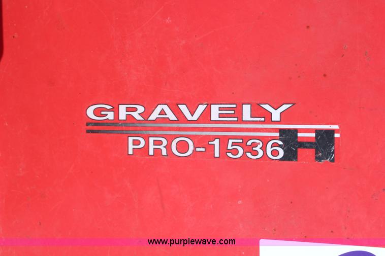 image for item H6964 Gravely Pro 1536H lawn mower