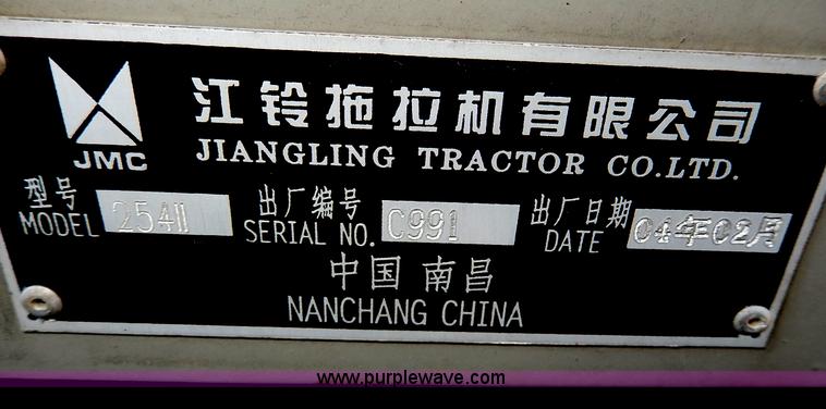 image for item I4291 2002 Lenar JL254II MFWD tractor