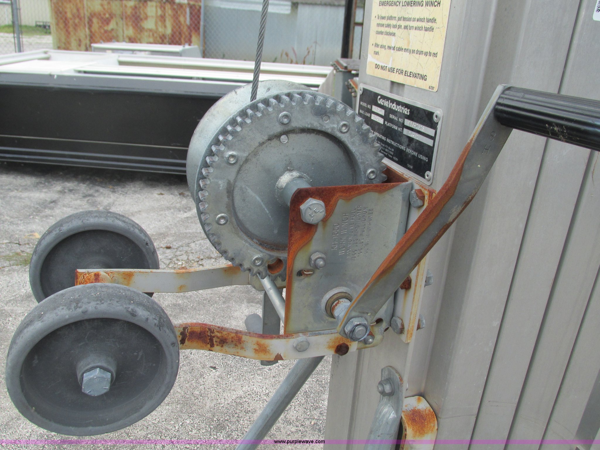 Genie PLM24 manual man lift in Springfield, MO Item AC9974 sold