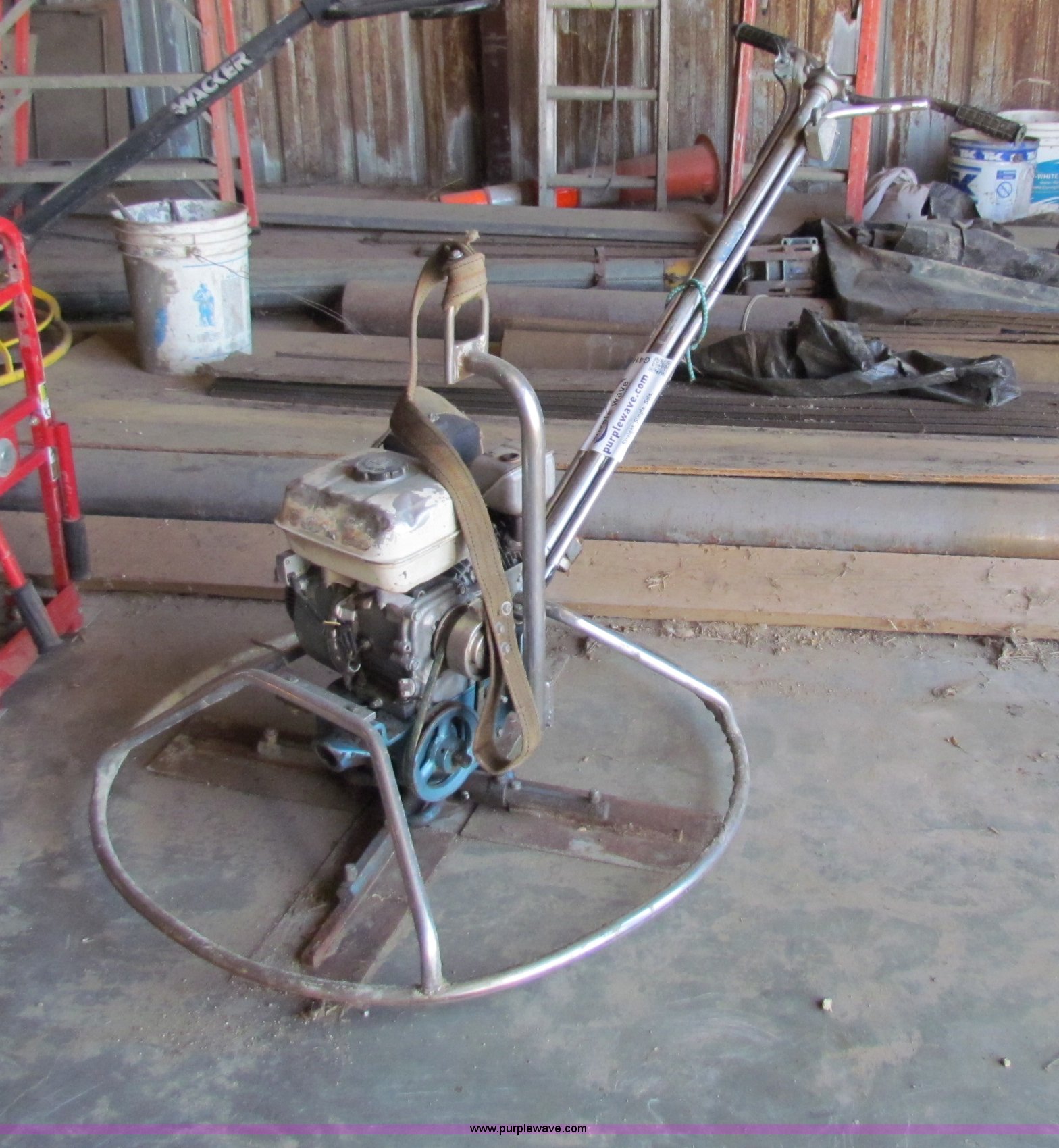 Bartell B436 power concrete trowel in Abilene, KS Item G4167 sold