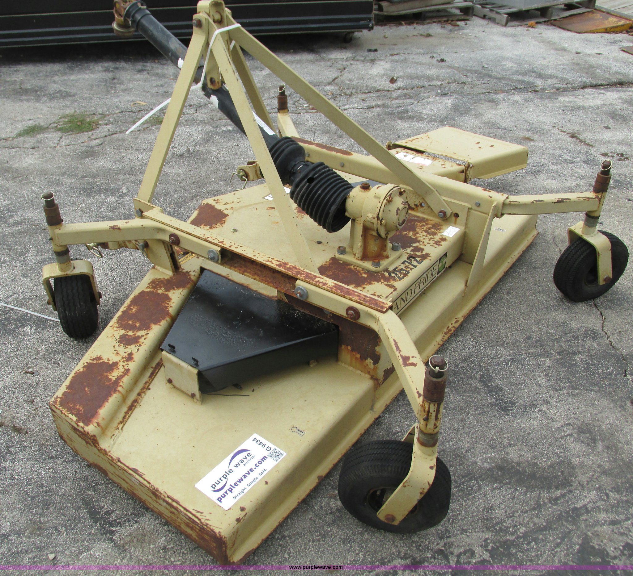 Land Pride 2572 72" rotary mower in Springfield, MO Item G9434 sold