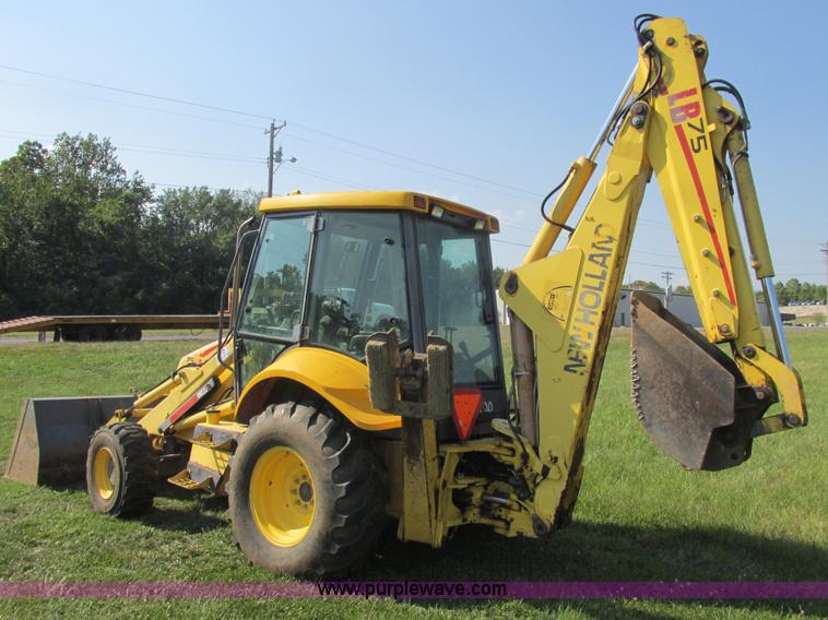image for item E7365 2001 New Holland LB75 backhoe