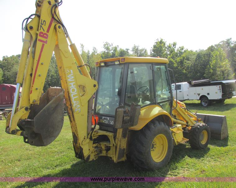 image for item E7365 2001 New Holland LB75 backhoe