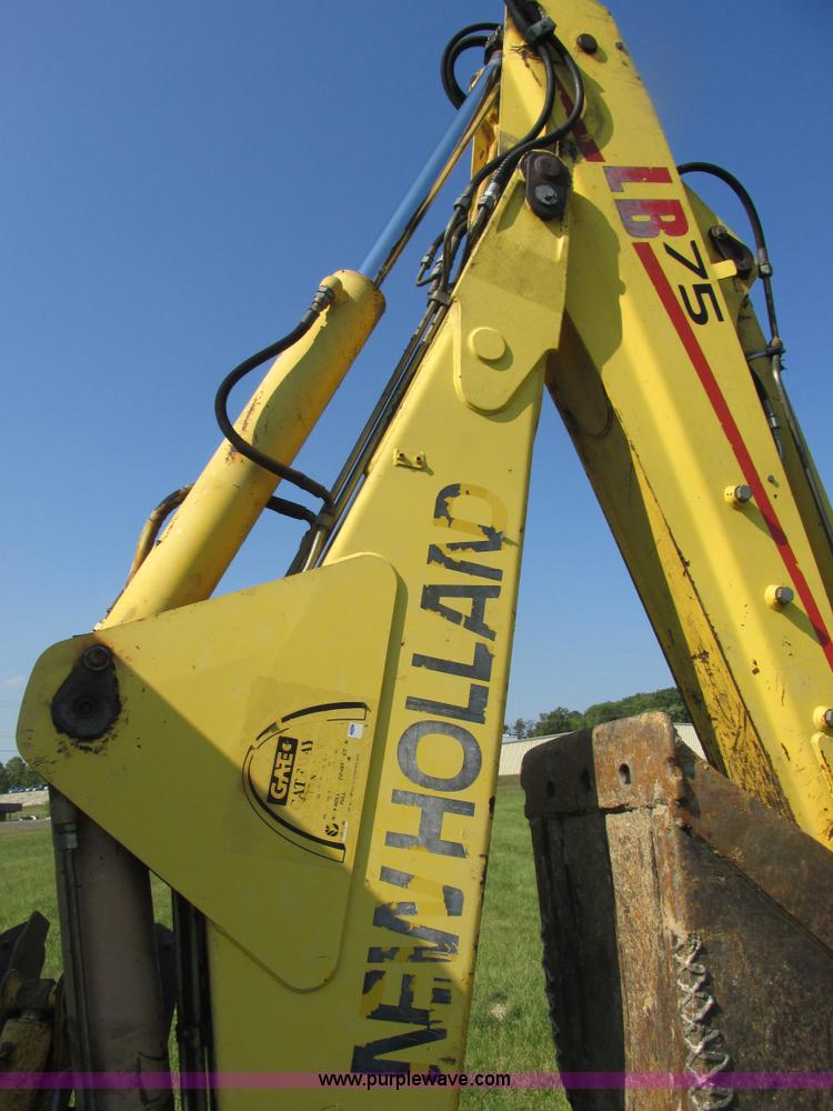 image for item E7365 2001 New Holland LB75 backhoe