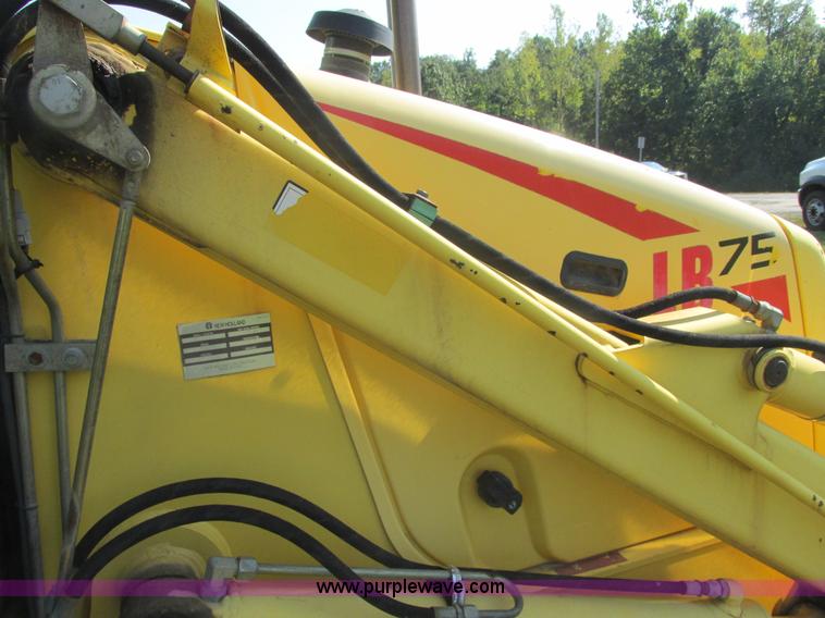 image for item E7365 2001 New Holland LB75 backhoe