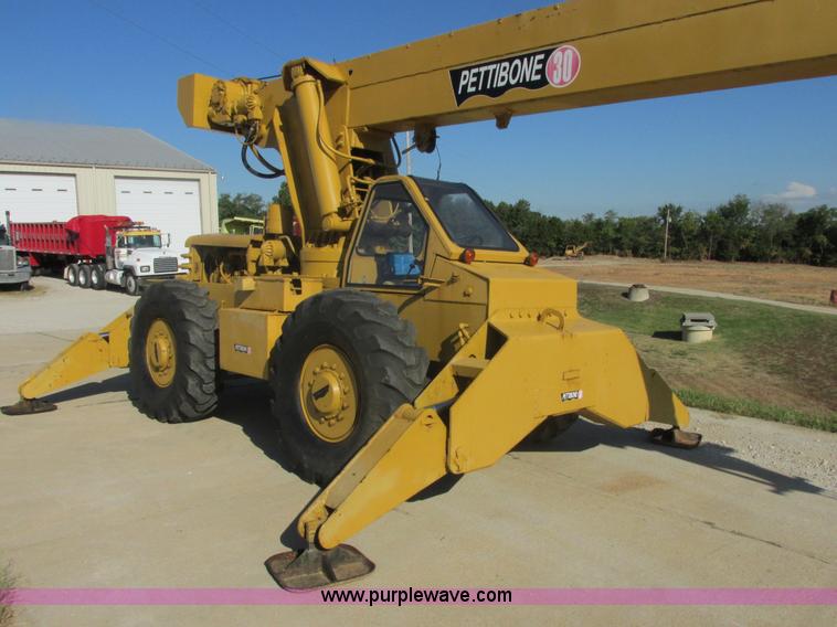 image for item E7366 1969 Pettibone 30 all terrain 15 ton crane
