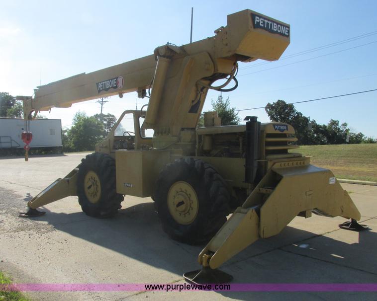 image for item E7366 1969 Pettibone 30 all terrain 15 ton crane