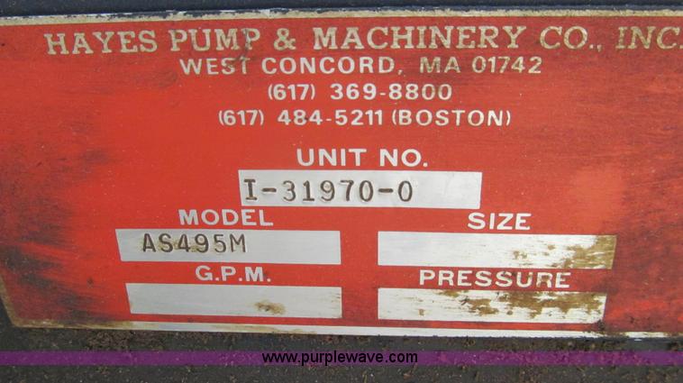 image for item G2099 Oil recycle reclaim pumping system