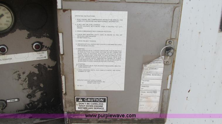 image for item G2100 1994 Leroi 3217X1769 air compressor