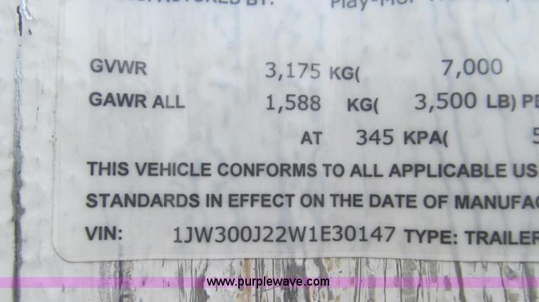 image for item G2102 1998 Play-Mor office trailer