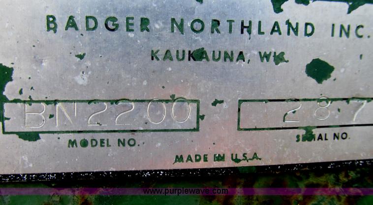 image for item G2111 Badger 8700L BN326 honey wagon