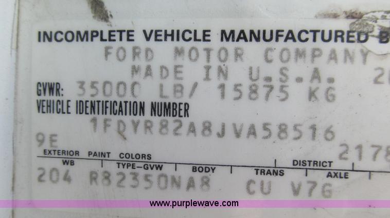 image for item G2114 1988 Ford L8000 dump truck