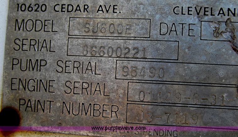 image for item G2116 Aquatech SJ600F portable pipe cleaner