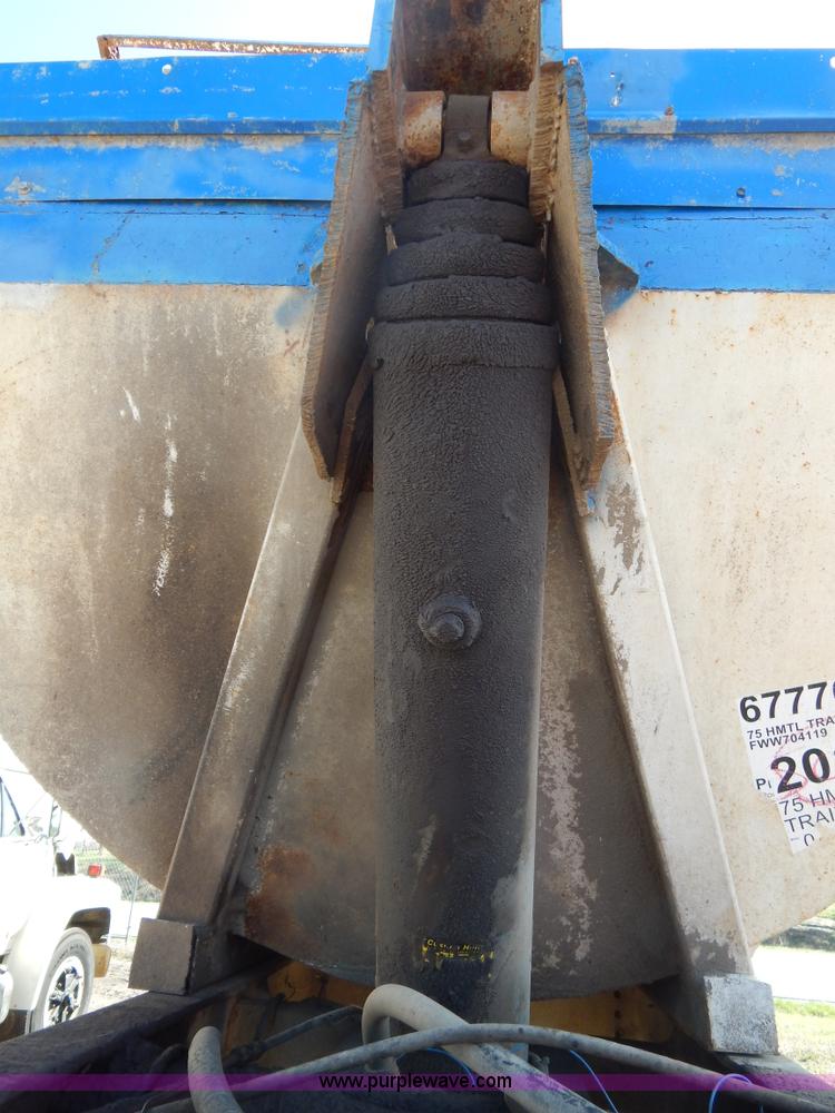 image for item G3090 1975 Fruehauf 27' end dump barrel trailer