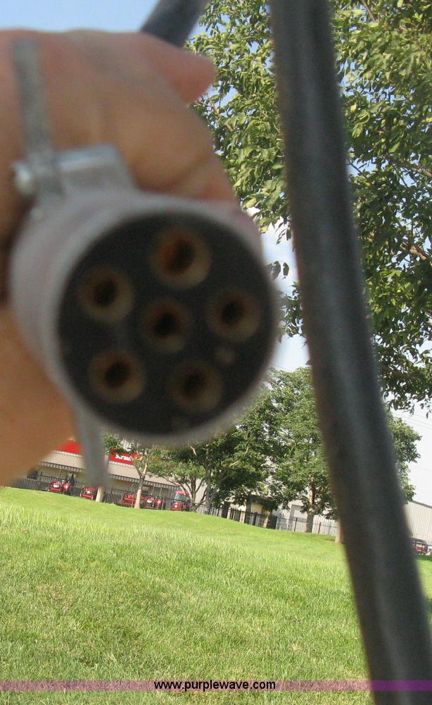 image for item H6393 2000 Belshe DT255 gooseneck equipment trailer