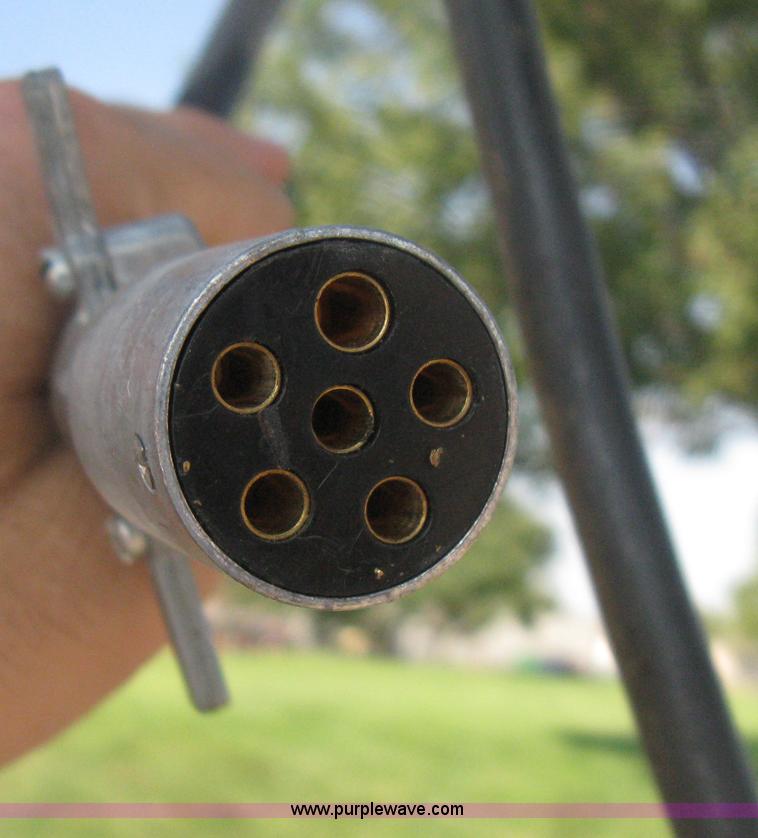 image for item H6393 2000 Belshe DT255 gooseneck equipment trailer