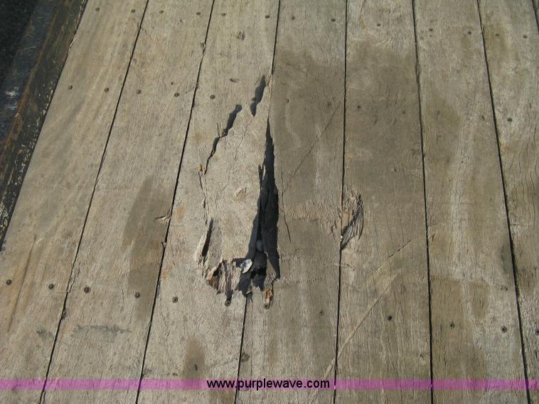 image for item H6393 2000 Belshe DT255 gooseneck equipment trailer