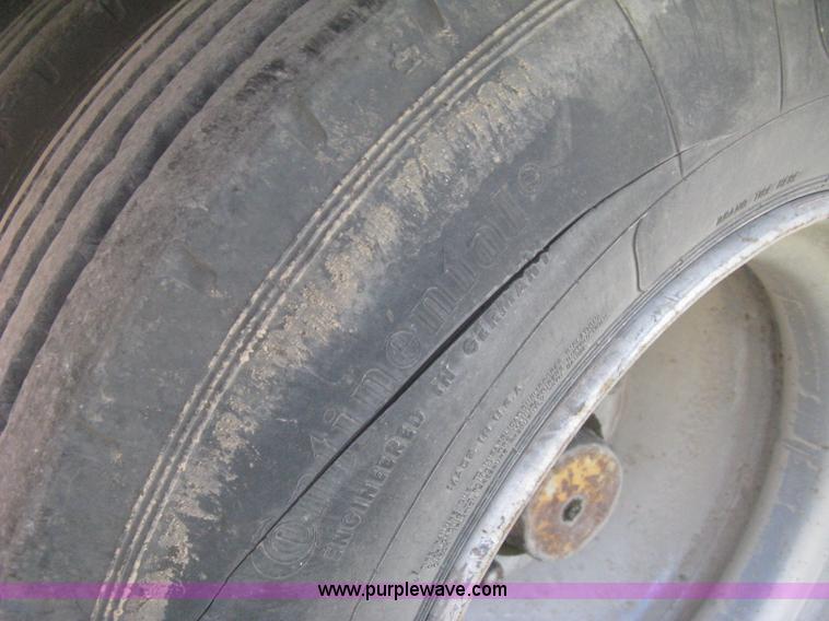 image for item H6393 2000 Belshe DT255 gooseneck equipment trailer