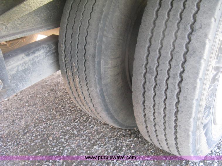 image for item H6393 2000 Belshe DT255 gooseneck equipment trailer