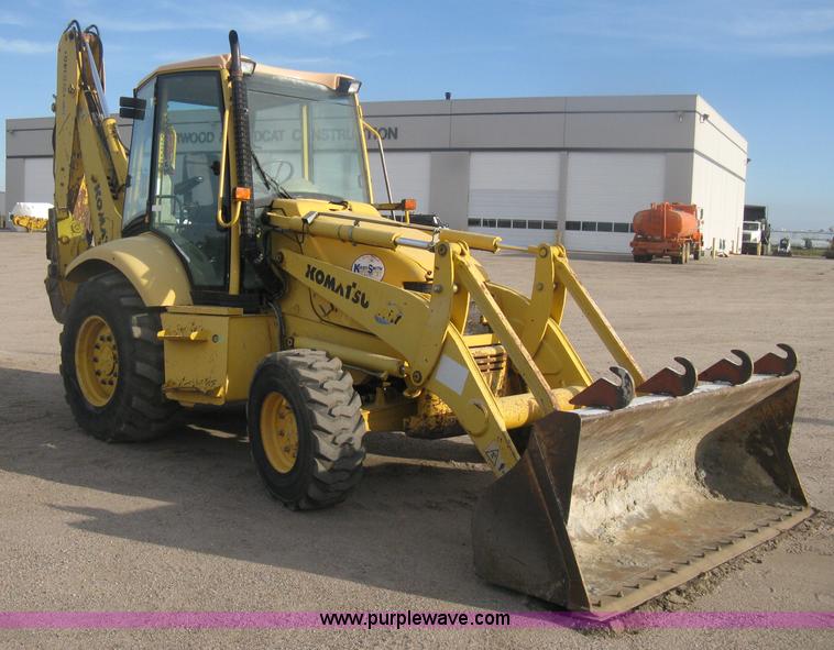 image for item H6434 2002 Komatsu WB140-2 backhoe