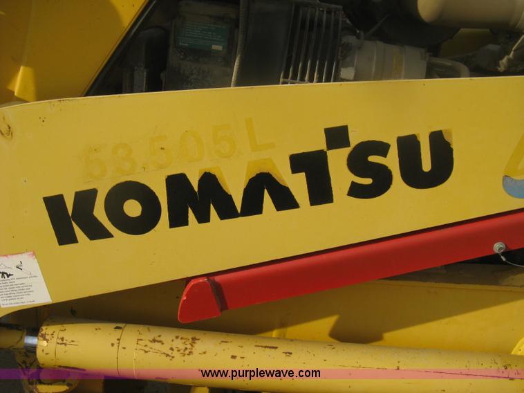 image for item H6434 2002 Komatsu WB140-2 backhoe