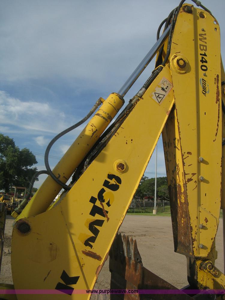 image for item H6434 2002 Komatsu WB140-2 backhoe