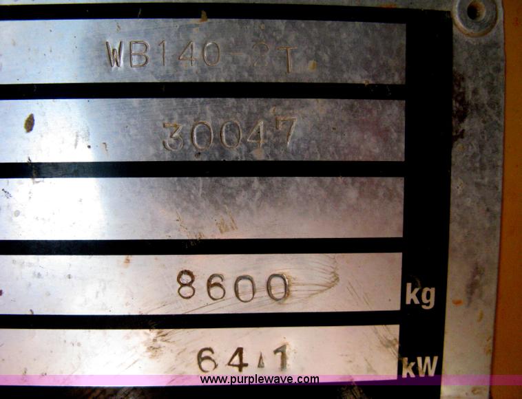 image for item H6434 2002 Komatsu WB140-2 backhoe