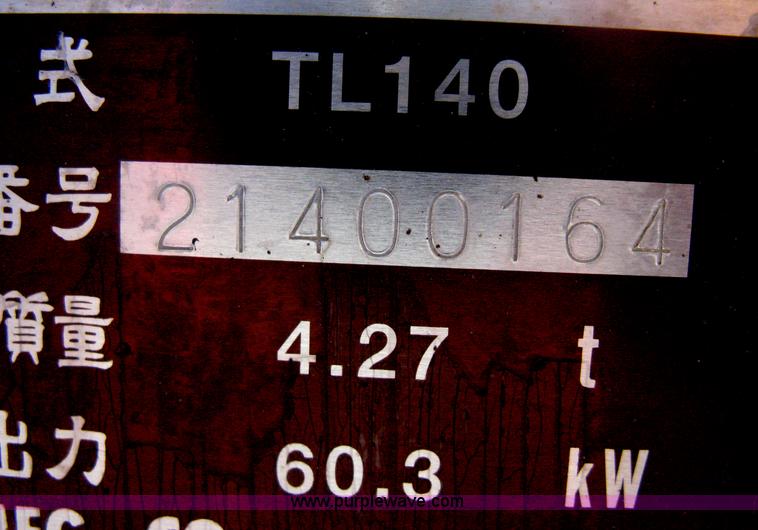 image for item H6444 2004 Takeuchi TL140 track skid steer