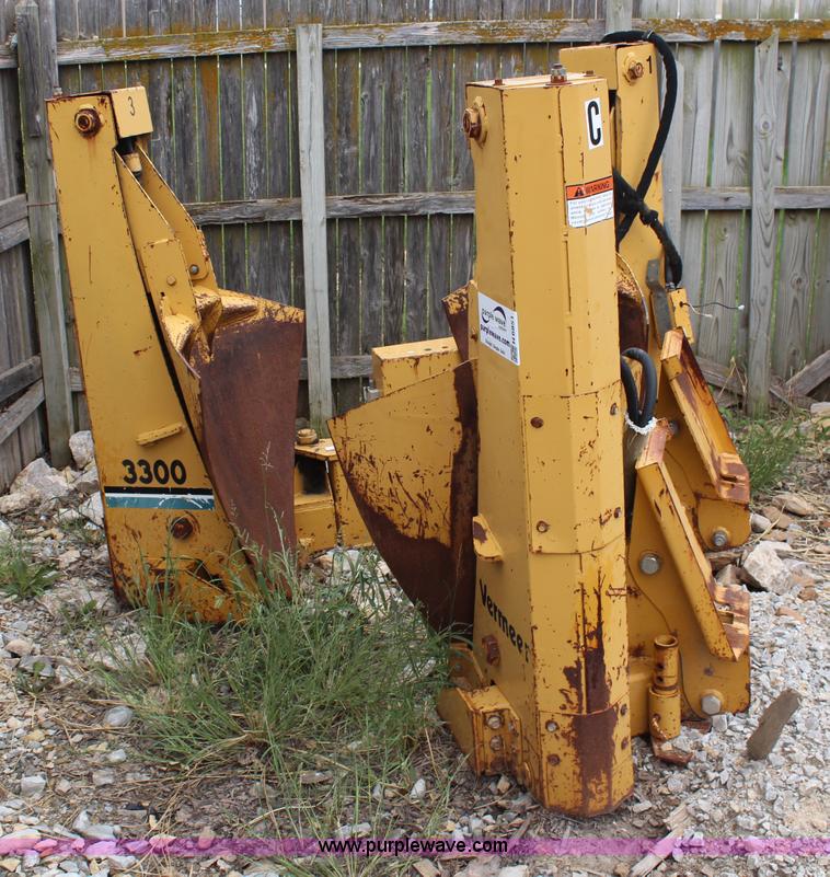 image for item H6851 Vermeer 3300 tree spade skid steer attachment