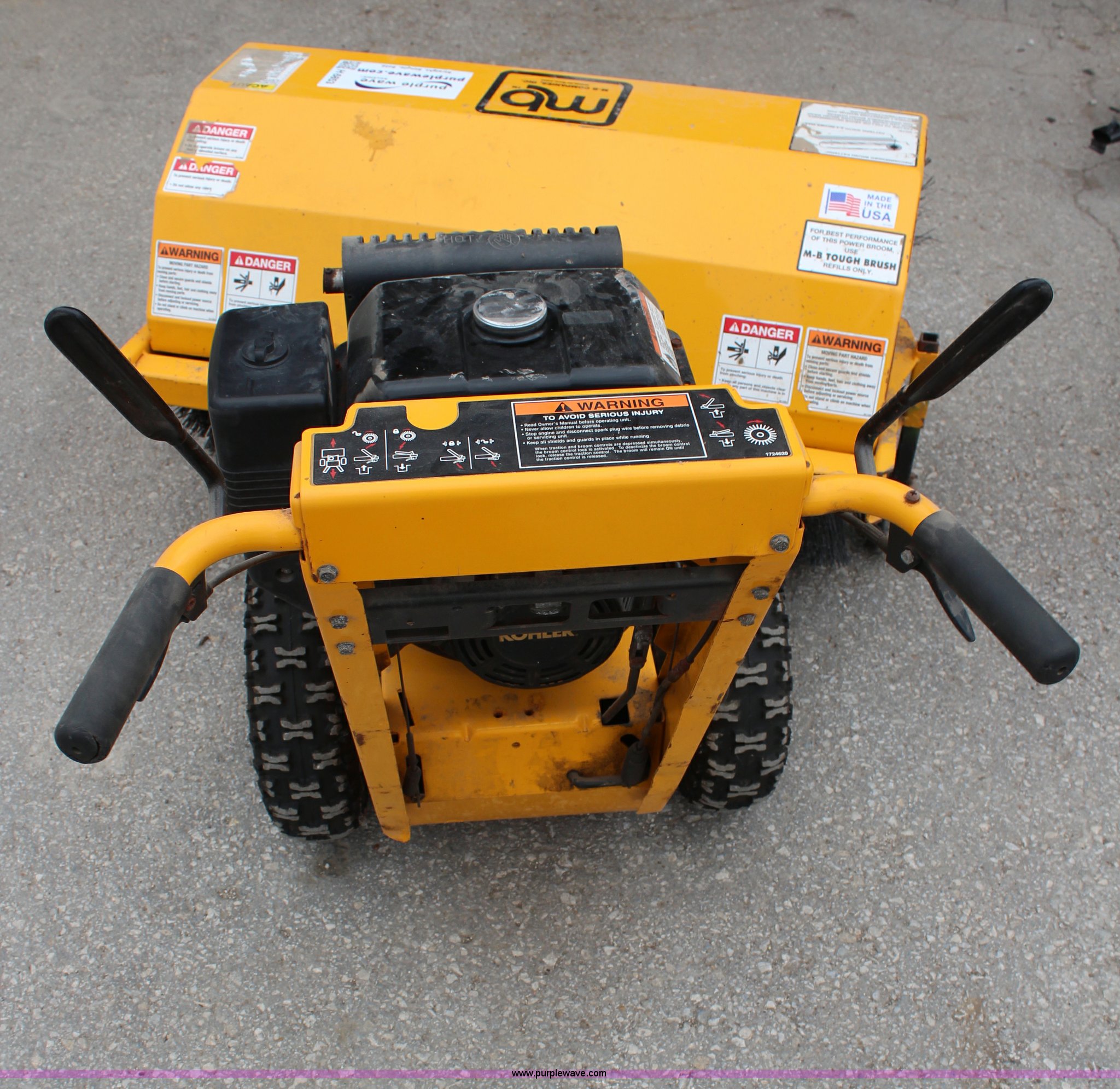 MB broom in Shawnee, KS Item H6853 sold Purple Wave