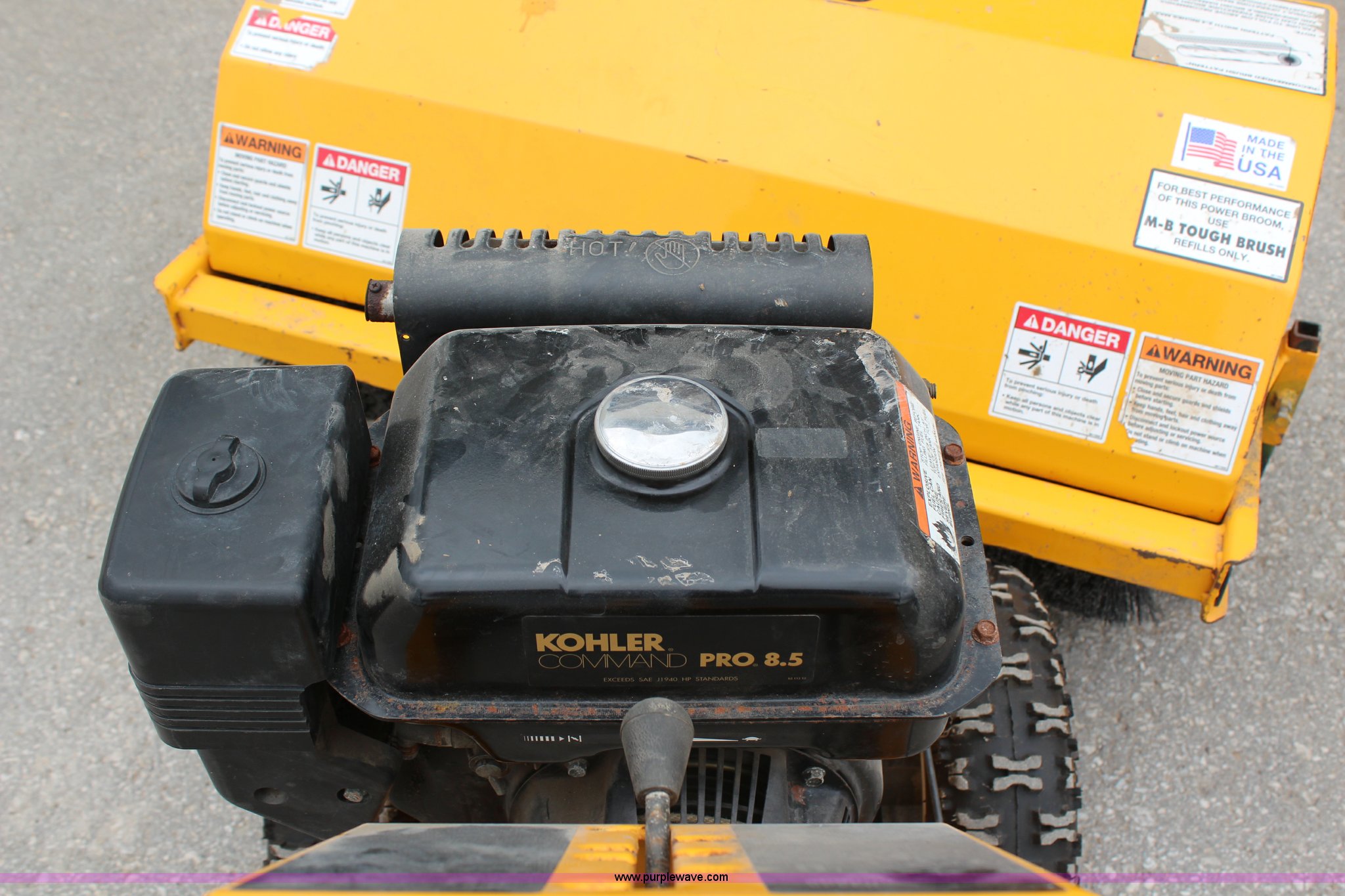 MB broom in Shawnee, KS Item H6853 sold Purple Wave