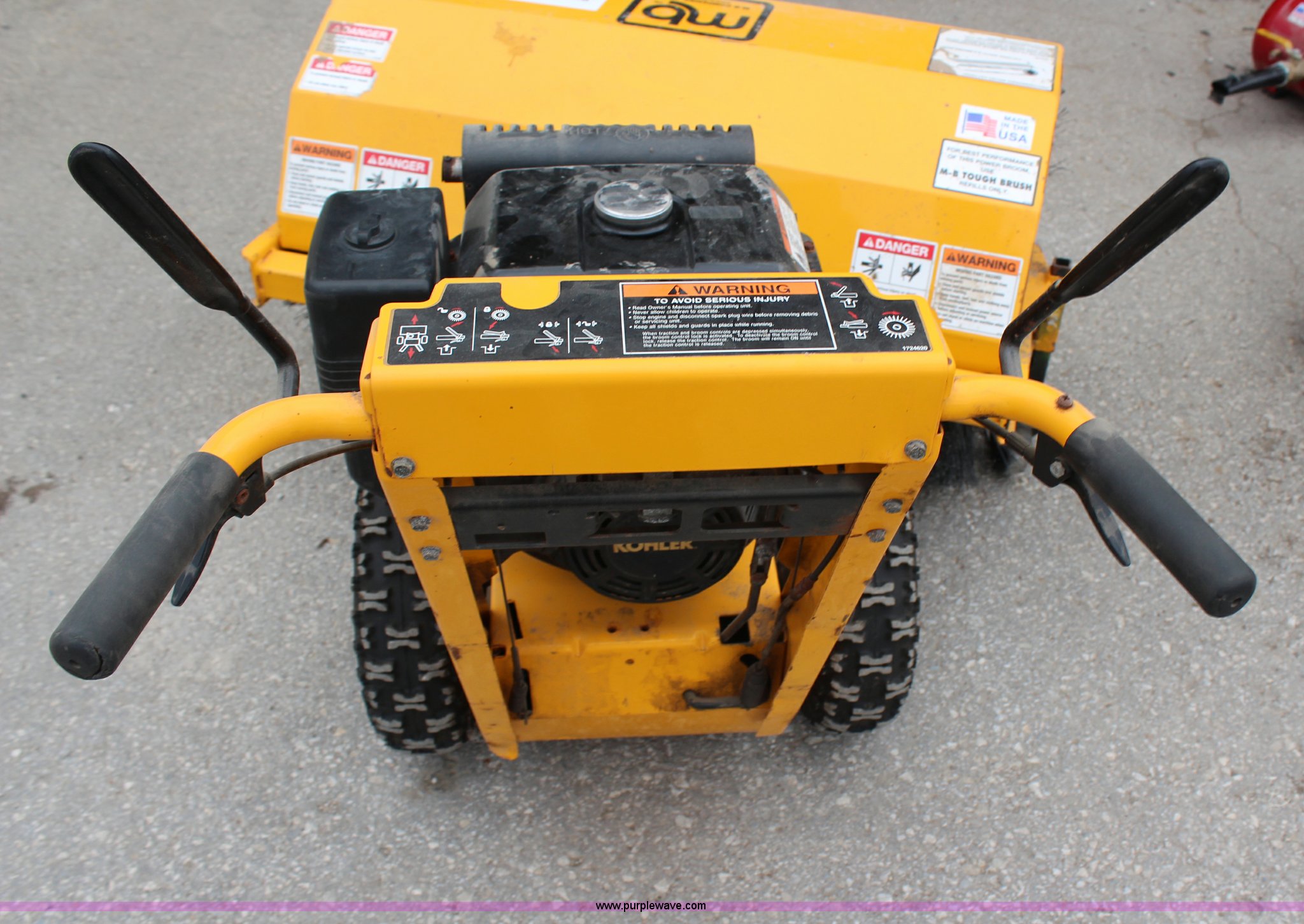 MB broom in Shawnee, KS Item H6853 sold Purple Wave