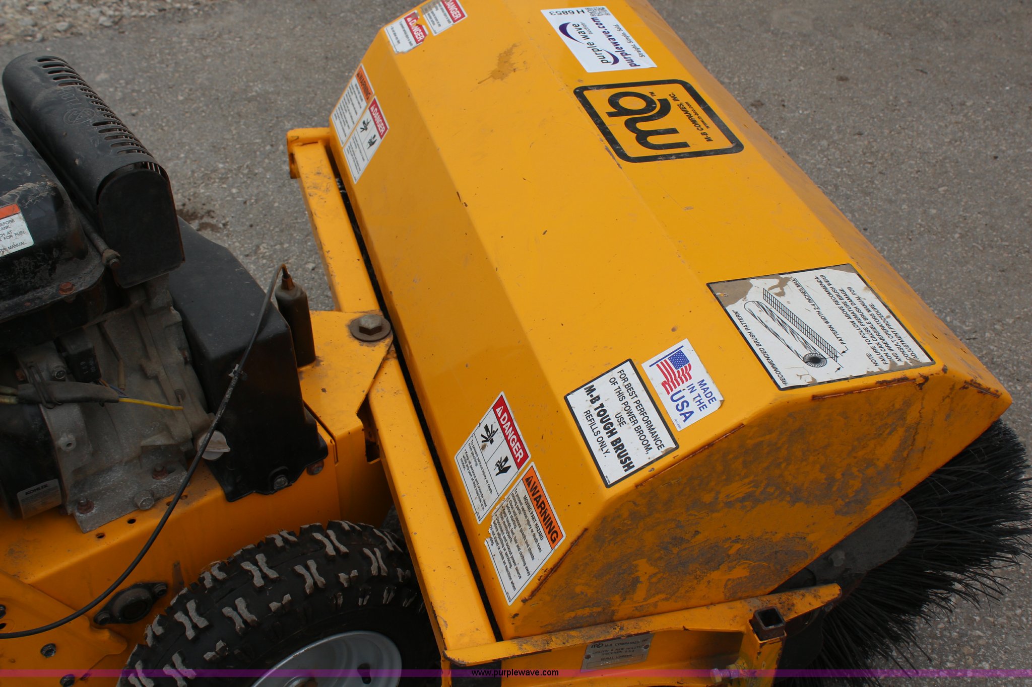 MB broom in Shawnee, KS Item H6853 sold Purple Wave