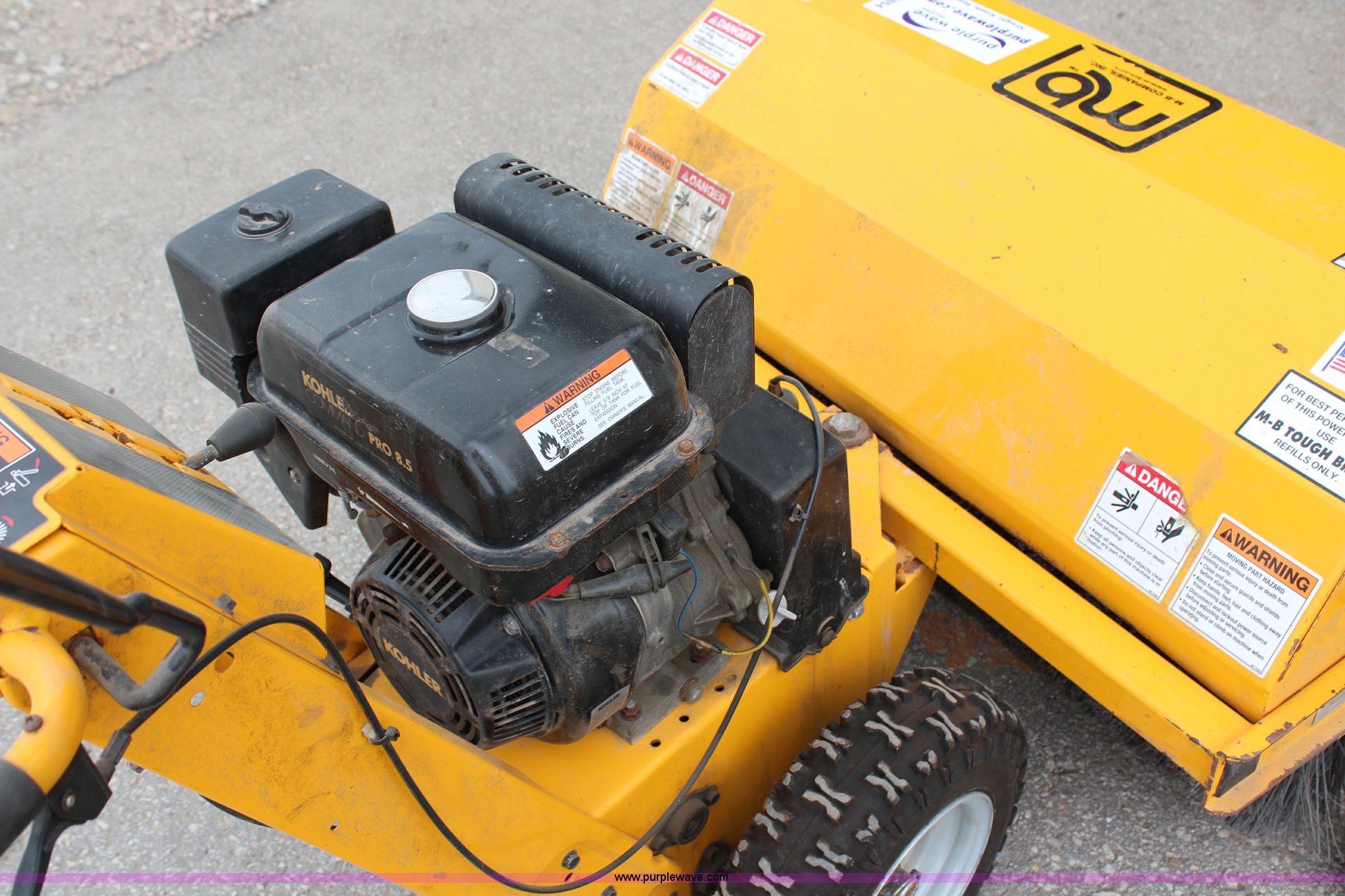 MB broom in Shawnee, KS Item H6854 sold Purple Wave