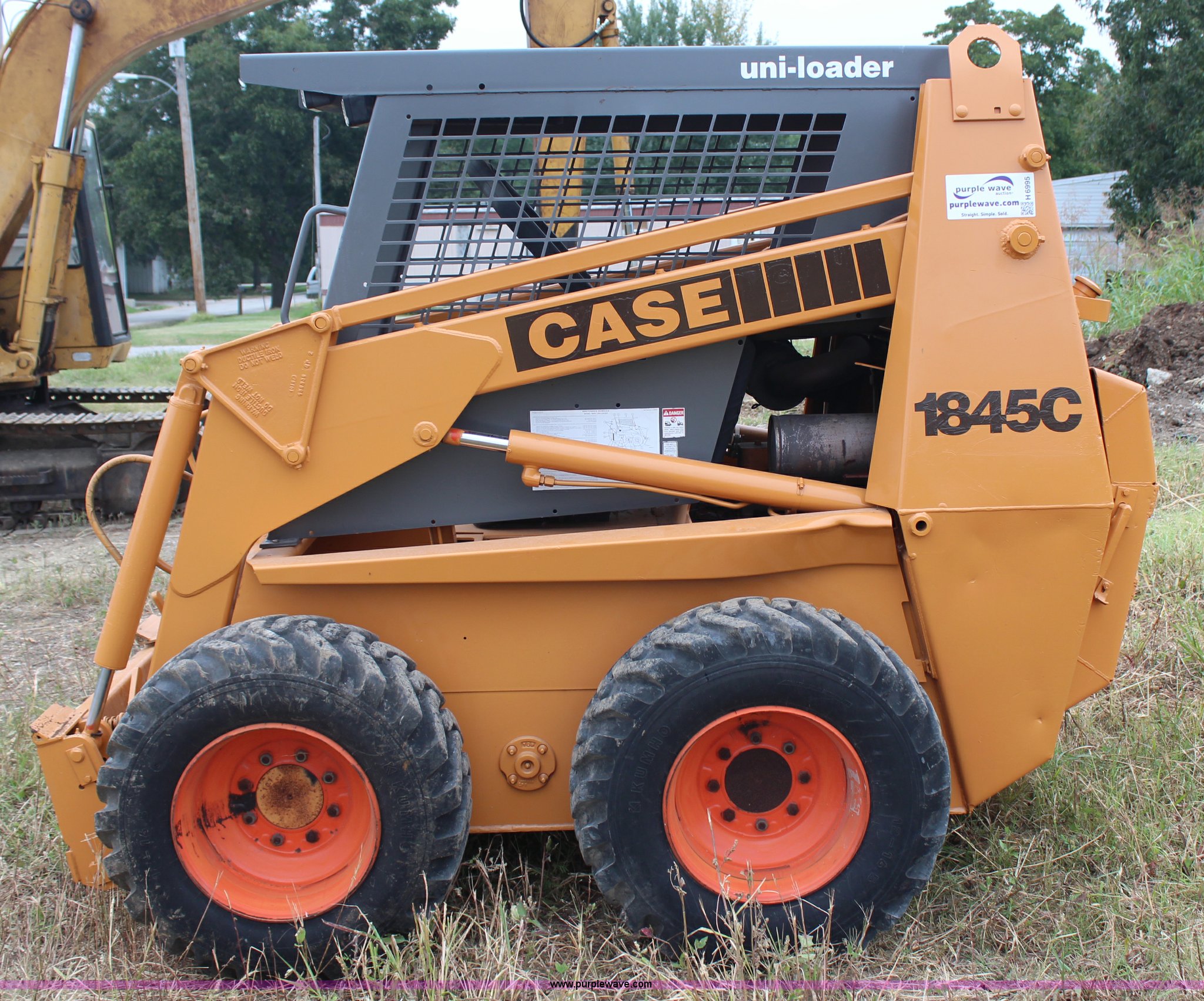 Case 1845 skid steer in Mound City, KS Item H6995 sold Purple Wave