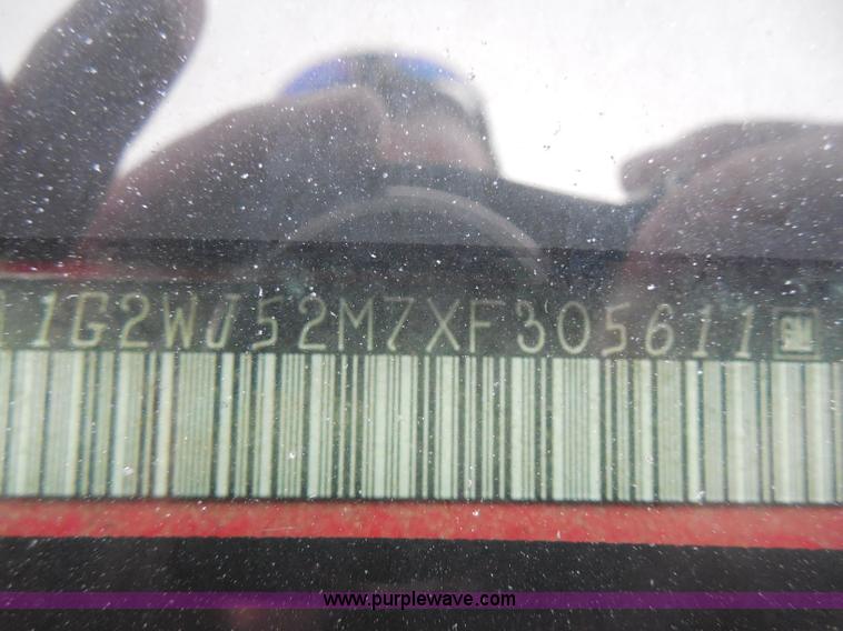 image for item I1358 1999 Pontiac Grand Prix SE