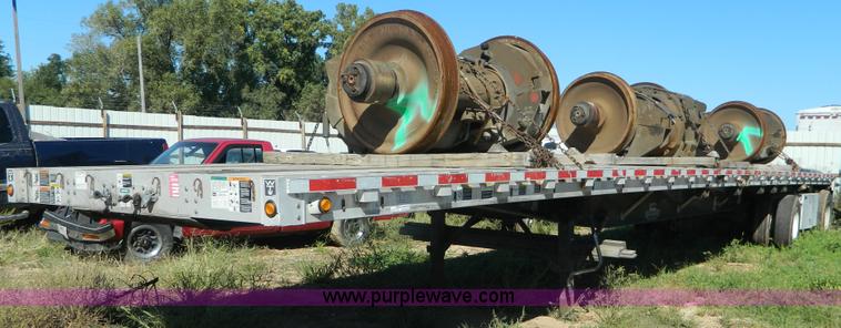 image for item AD9962 2006 Wilson CF900 Road Brute aluminum flatbed trailer