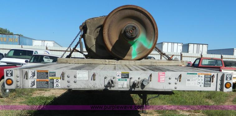 image for item AD9962 2006 Wilson CF900 Road Brute aluminum flatbed trailer