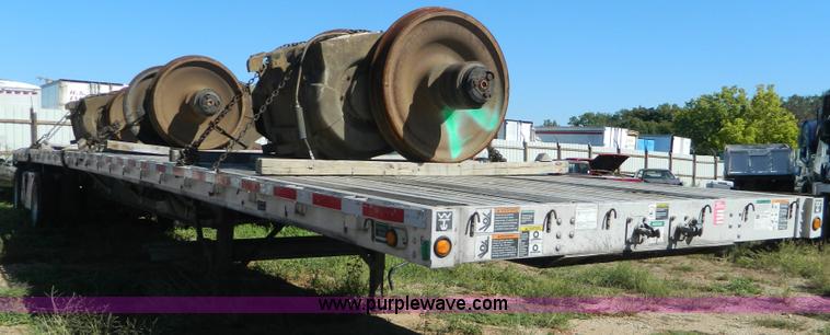 image for item AD9962 2006 Wilson CF900 Road Brute aluminum flatbed trailer