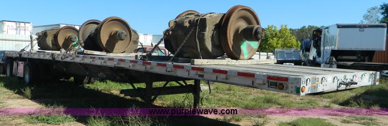 image for item AD9962 2006 Wilson CF900 Road Brute aluminum flatbed trailer