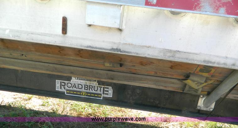 image for item AD9962 2006 Wilson CF900 Road Brute aluminum flatbed trailer