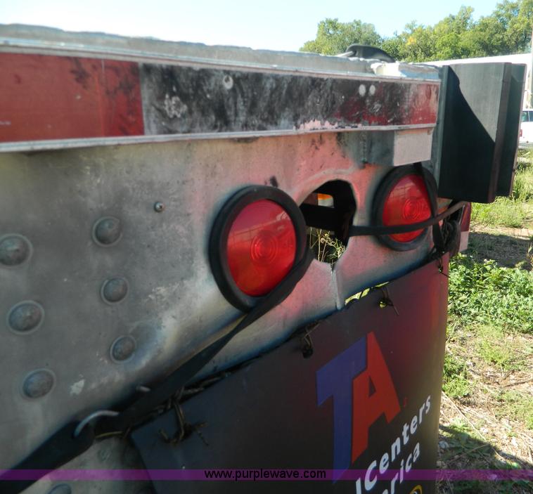 image for item AD9962 2006 Wilson CF900 Road Brute aluminum flatbed trailer