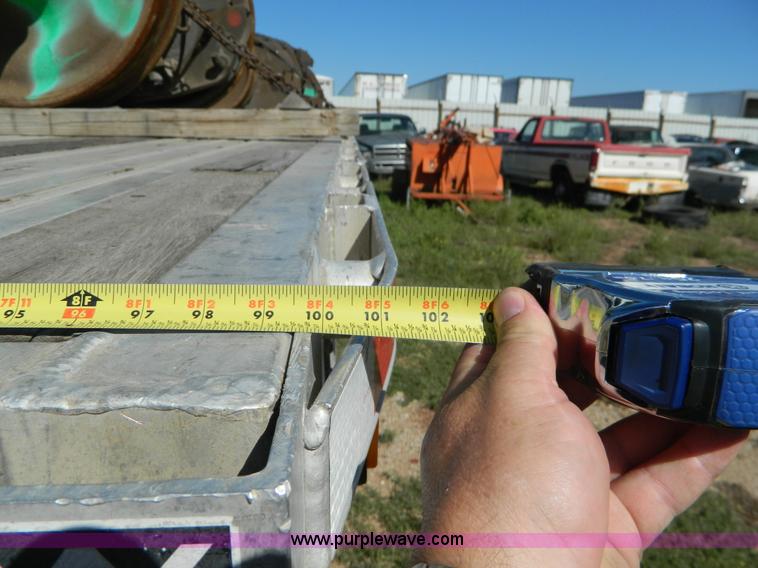 image for item AD9962 2006 Wilson CF900 Road Brute aluminum flatbed trailer