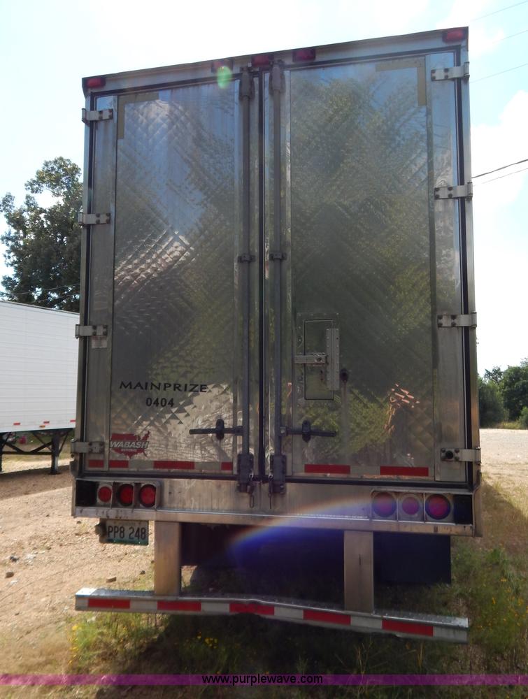 image for item B5883 2004 Wabash 53' reefer trailer