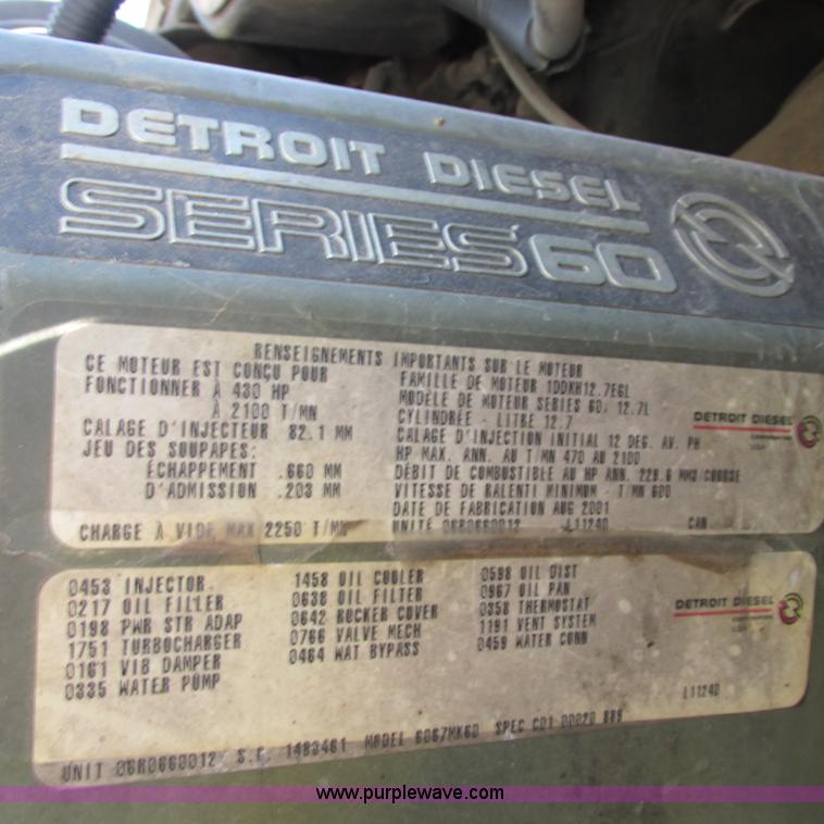 image for item I4980 2002 Freightliner Century Class ST120 semi truck