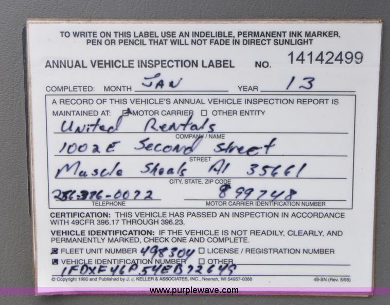 image for item C1456 2004 Ford F450 Super Duty utility truck